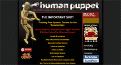 Desktop Screenshot of humanpuppet.com